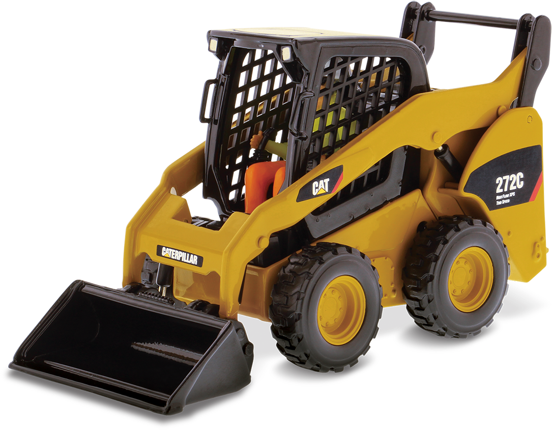 Cat 272c Skid Steer Loader With Work Tools (1200x936), Png Download