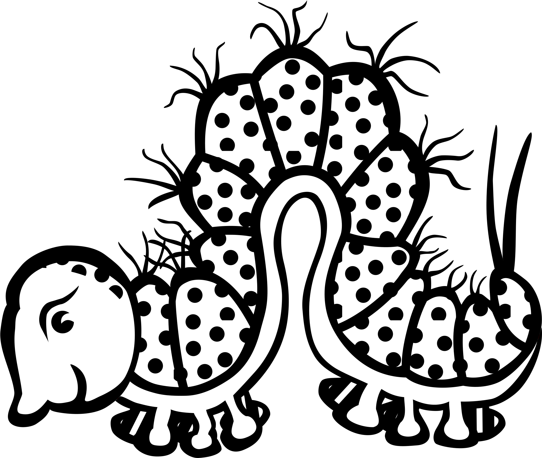This Free Icons Png Design Of Caterpillar (2400x2054), Png Download