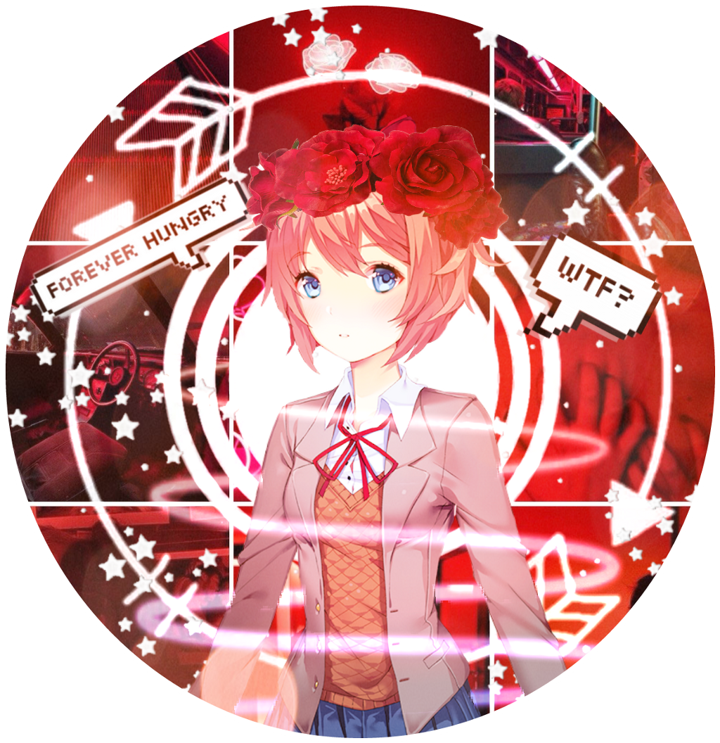 Sayori Sticker (1024x1056), Png Download
