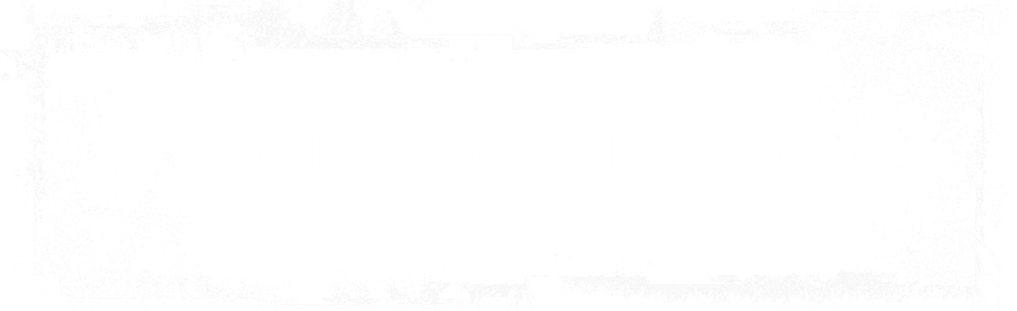 Camping Experience Maui Hi - Monochrome (2000x612), Png Download