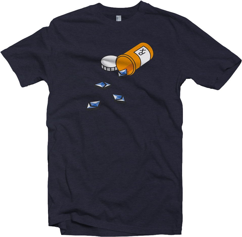 Prescription Ethereum Drugs T Shirt T Shirt2 - Anti Social Social Club Skull (1024x1024), Png Download