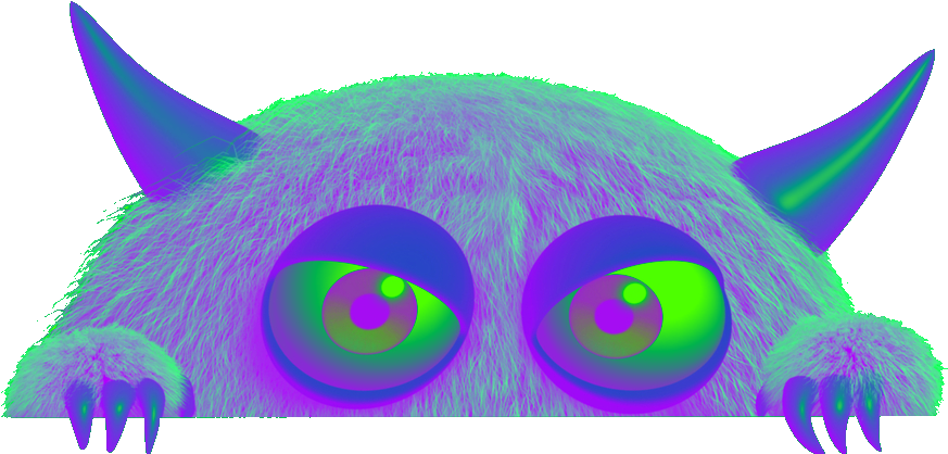 A Long Time Ago, In A Peaceful Forest, Lived A Small, - Monster Hiding (993x425), Png Download