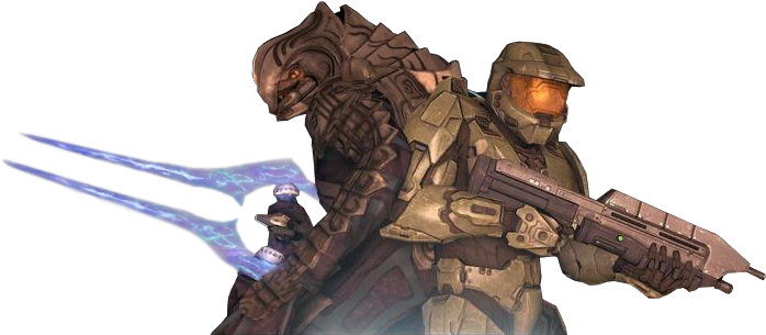 Master Chief And The Arbiter Photo By Finnie7 - Halo 3 Master Chief And Arbiter (800x400), Png Download