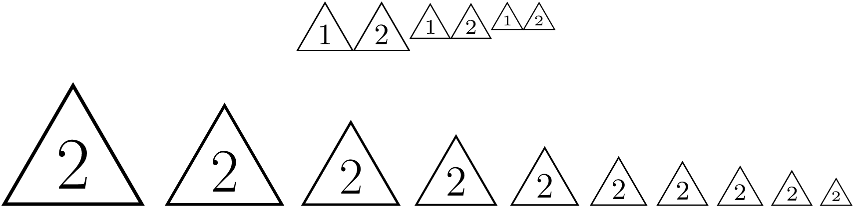 Result - Number 2 In Triangle (1710x414), Png Download