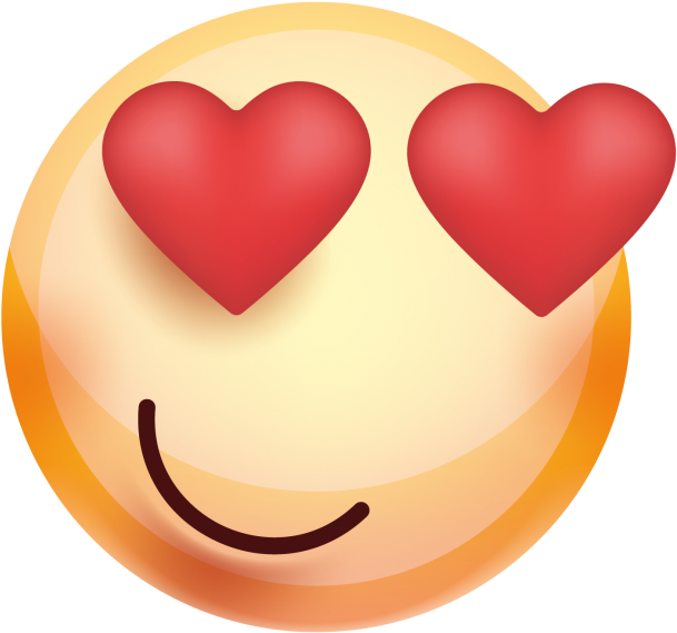 Emoji - Heart (866x650), Png Download