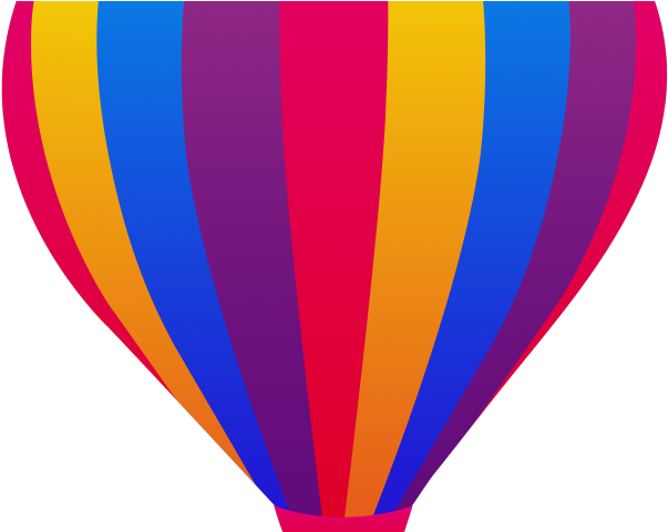 Hot Air Balloon Clipart - Hot Air Balloon (640x480), Png Download