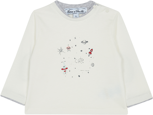White Galaxy T-shirt (600x800), Png Download