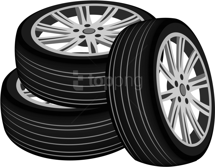 Free Png Tires Png Images Transparent - Clipart Tires Transparent Background (850x658), Png Download