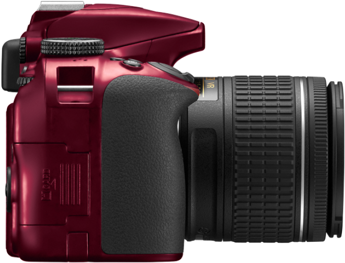 D3400 Dx Digital Slr Camera Body W/ Af-p (767x1023), Png Download