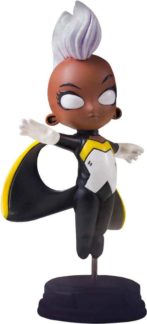 Storm Animated 6” Statue - Figurine (670x1150), Png Download