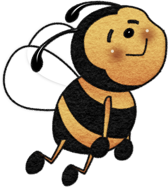 B *✿*honeysuckle & Honeybees - Cartoon (721x800), Png Download