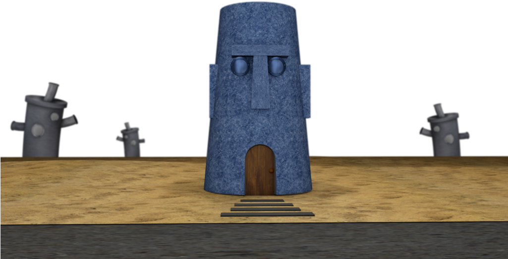 1024 X 576 9 - Squidward's House Transparent Background (1024x576), Png Download