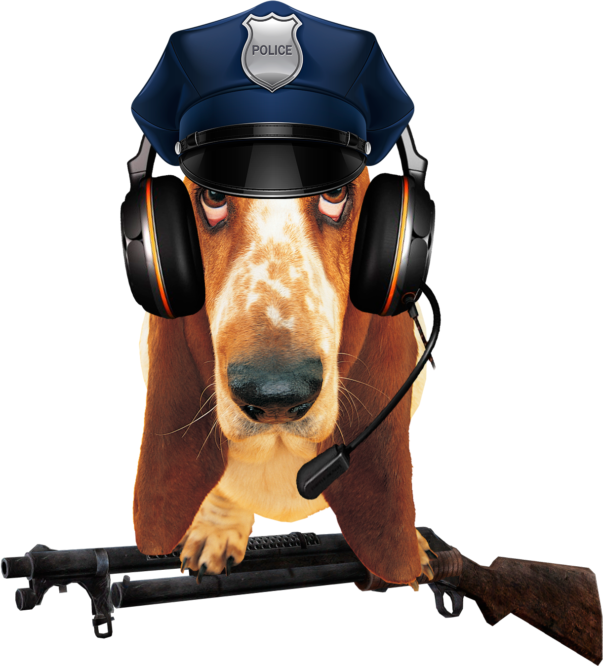 Battlefield Hardline Abubu - Dog (1416x1416), Png Download
