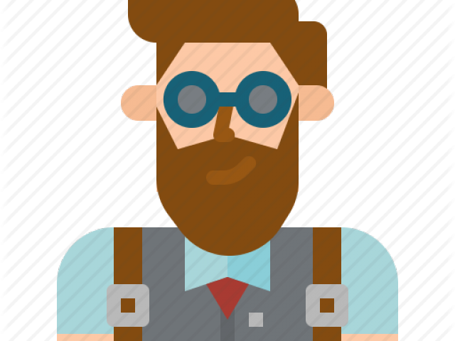 Hipster Clipart Boy Hair - Illustration (640x480), Png Download