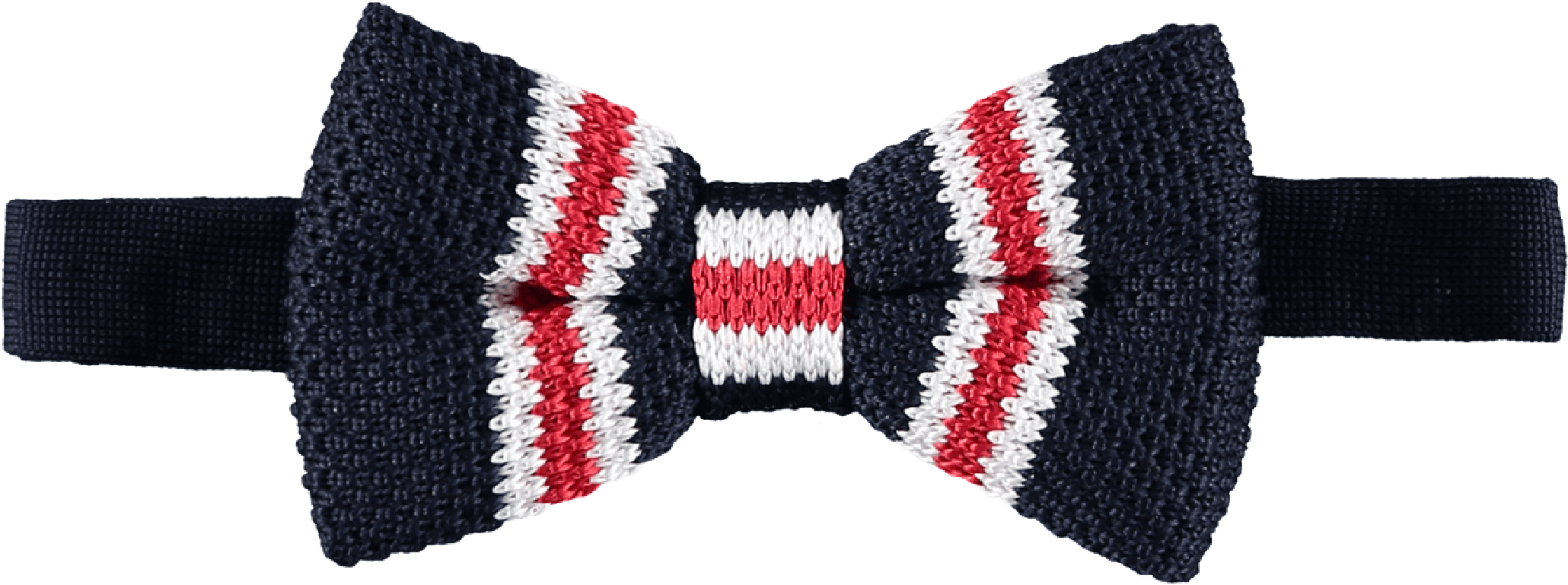 Knitted Bow Tie Navy Blue (1200x1200), Png Download
