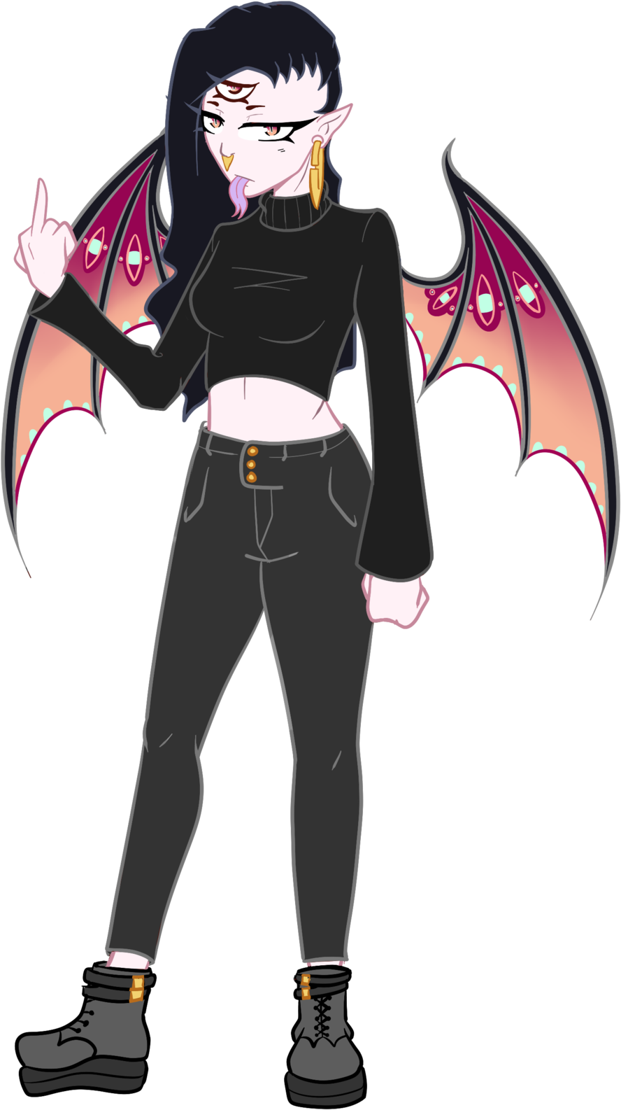 I Fuckin Love @krowzivitch Her Bab Is A Cool Kid Yes - Cartoon (1280x1690), Png Download