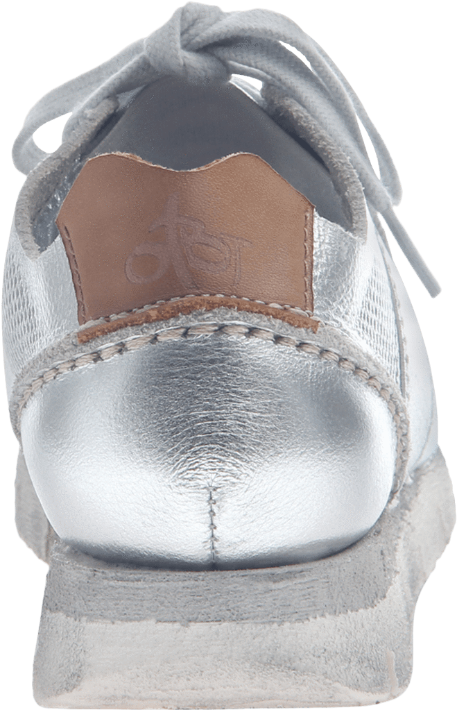 Star Dust Women's Sneaker In Silver Back View - Suede (1782x1782), Png Download