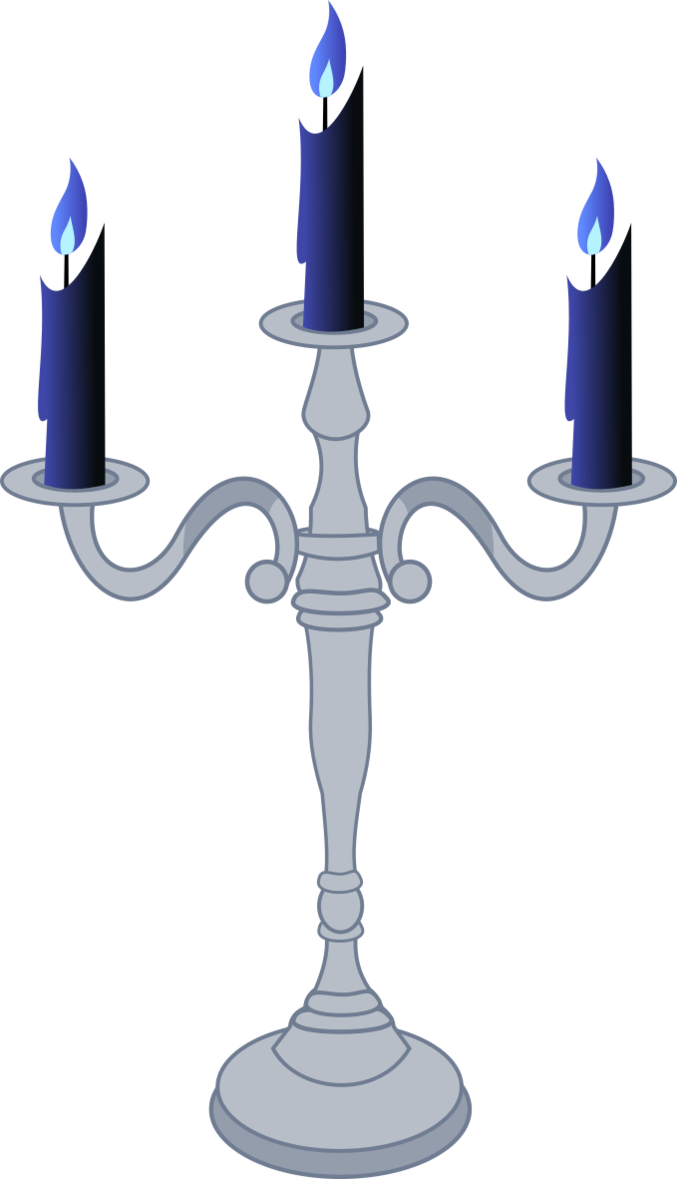 Candelabra By Spokenmind (677x1179), Png Download