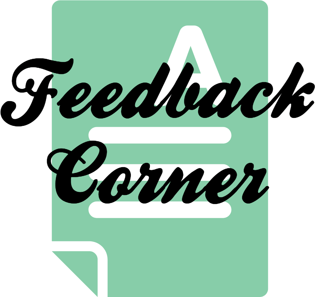 Jason Vriezema › Feedback Corner - Calligraphy (1080x1080), Png Download