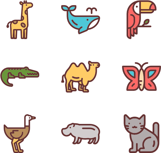 Animals - Animals Flaticon (600x564), Png Download