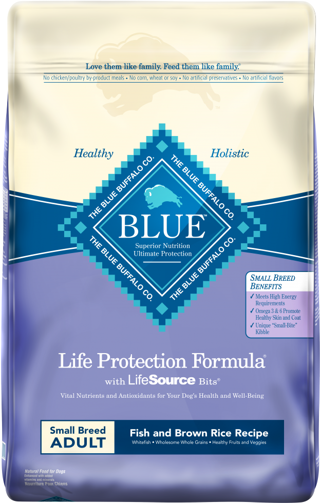 Blue Buffalo Life Protection Small Breed Adult Fish - Blue Buffalo Dog Food Pink Bag (682x1000), Png Download