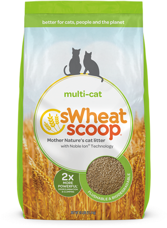 Natural Wheat-based Litter - Swheat Scoop Multi Litter 36 Lb (488x720), Png Download