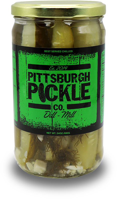 Dill-mill - Pickled Cucumber (500x900), Png Download