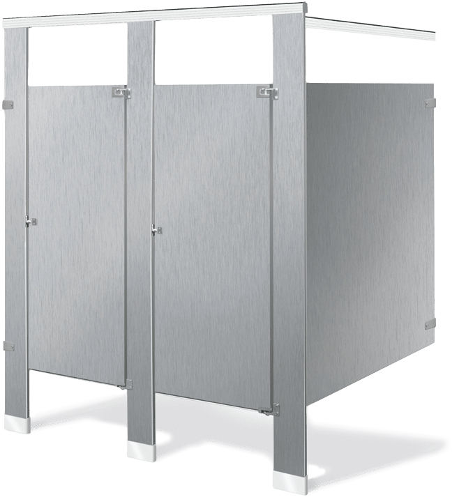 Toilet Partitions Delivered Fast - Stainless Steel Toilet Partitions (669x719), Png Download