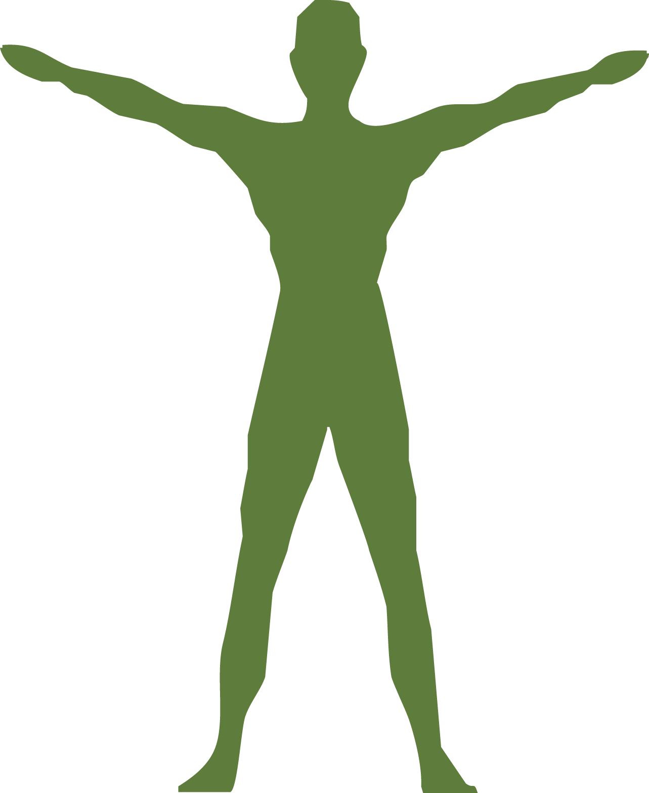 Man-green - Illustration (1283x1567), Png Download