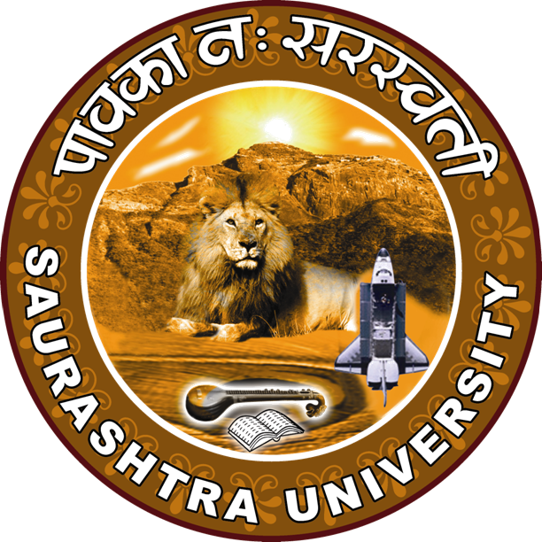 Saurashtra University Logo (612x612), Png Download