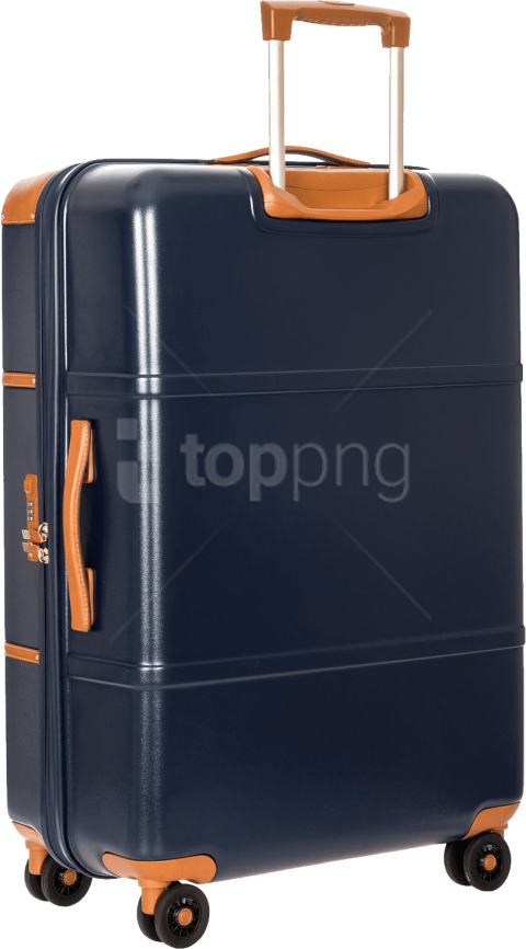 Free Png Orange Suitcase Png - Baggage (480x866), Png Download