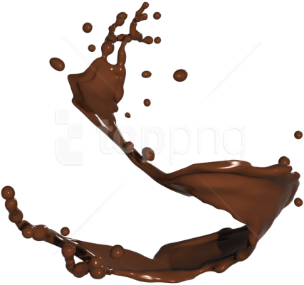 Free Png Chocolate Splash Png Images Transparent - Melted Chocolate Splash Png (850x567), Png Download