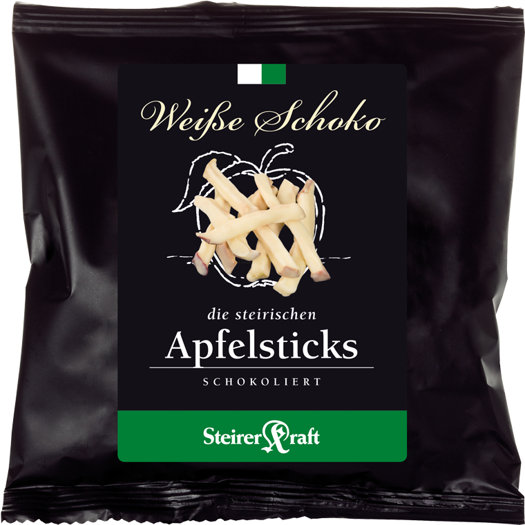 Apple Sticks White Chocolate Premium - Steirerkraft (800x800), Png Download