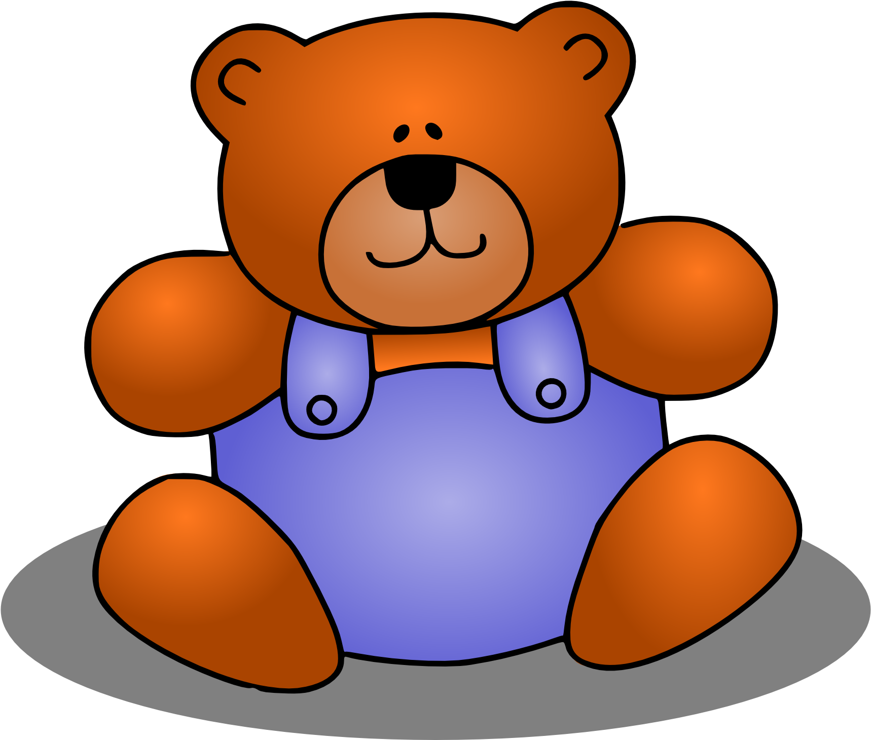 Toy Clipart Stuff Toy - Teddy Bear (1979x2799), Png Download