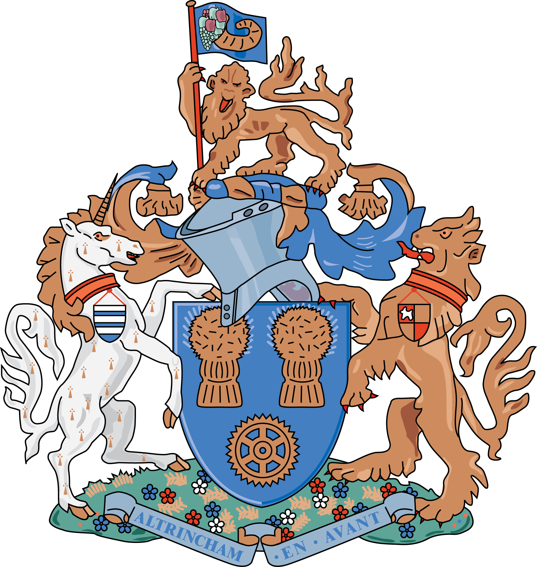 Altrincham Fc Logo Png (1750x1851), Png Download