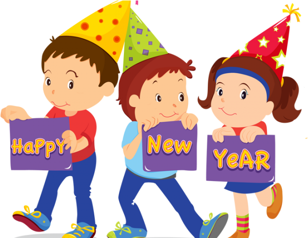 Happy New Year Clipart Child - Clipart Happy New Year 2019 (640x480), Png Download