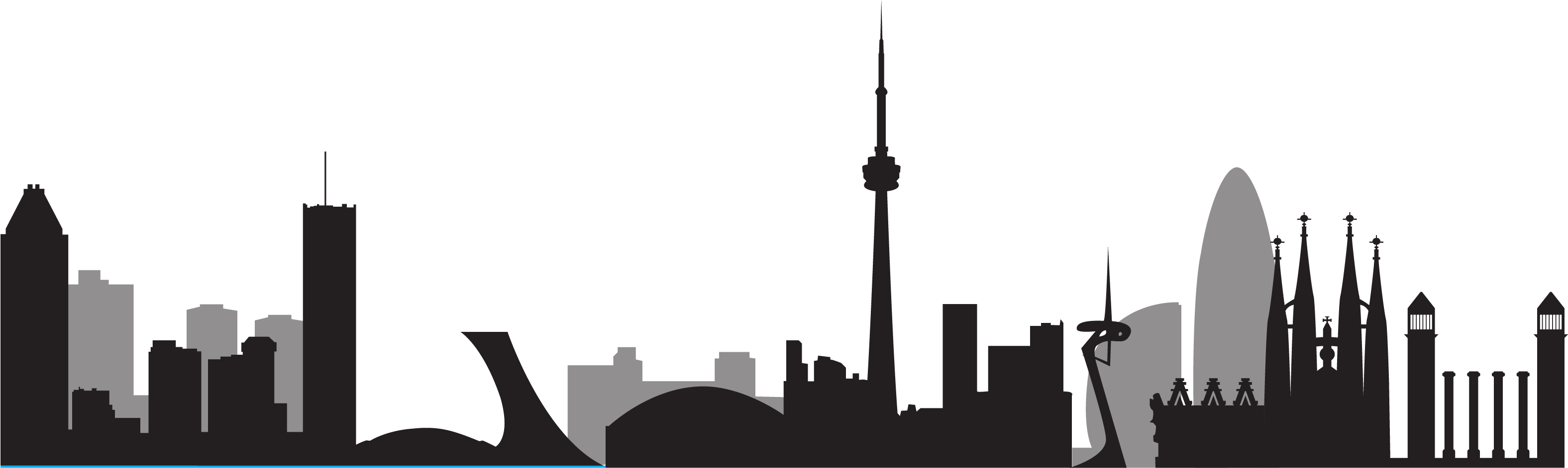 École D'été Montréal Toronto Barcelone - Metropolitan Area (3168x957), Png Download