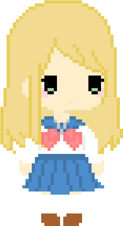 Gamer Girl - C Round Deltarune Sprite (440x760), Png Download