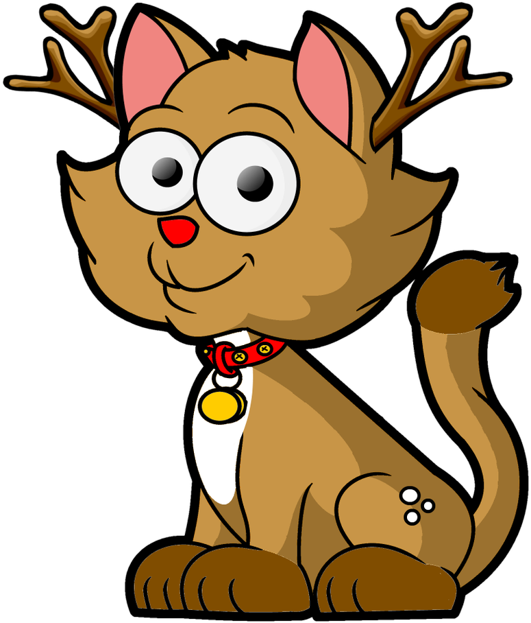 Free Cartoon Cat Png (1200x1200), Png Download