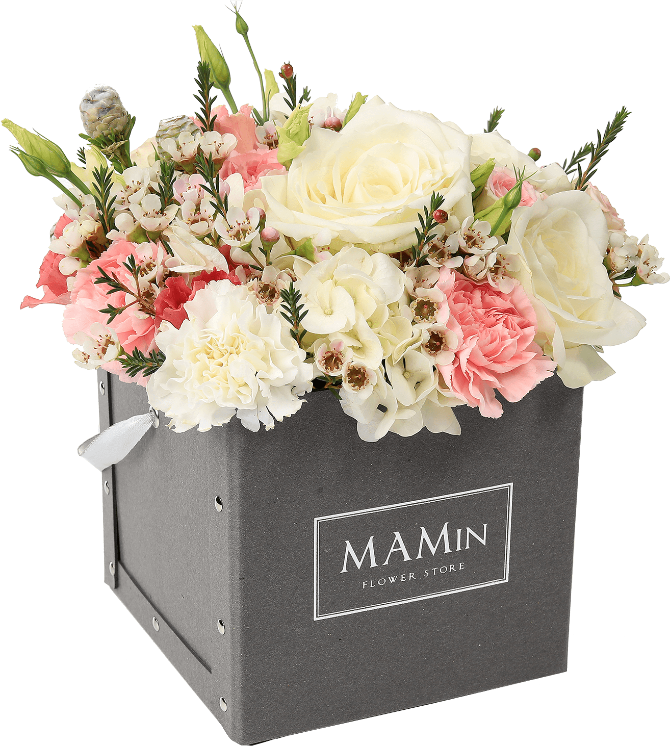 Download Square Riveted Flower Box Arreglos Florales Cajas Png Full Size PNG Image PNGkit
