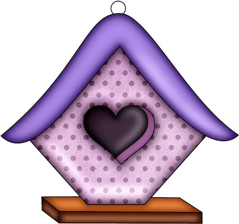 800 X 773 1 - Purple Bird House Clipart (800x773), Png Download