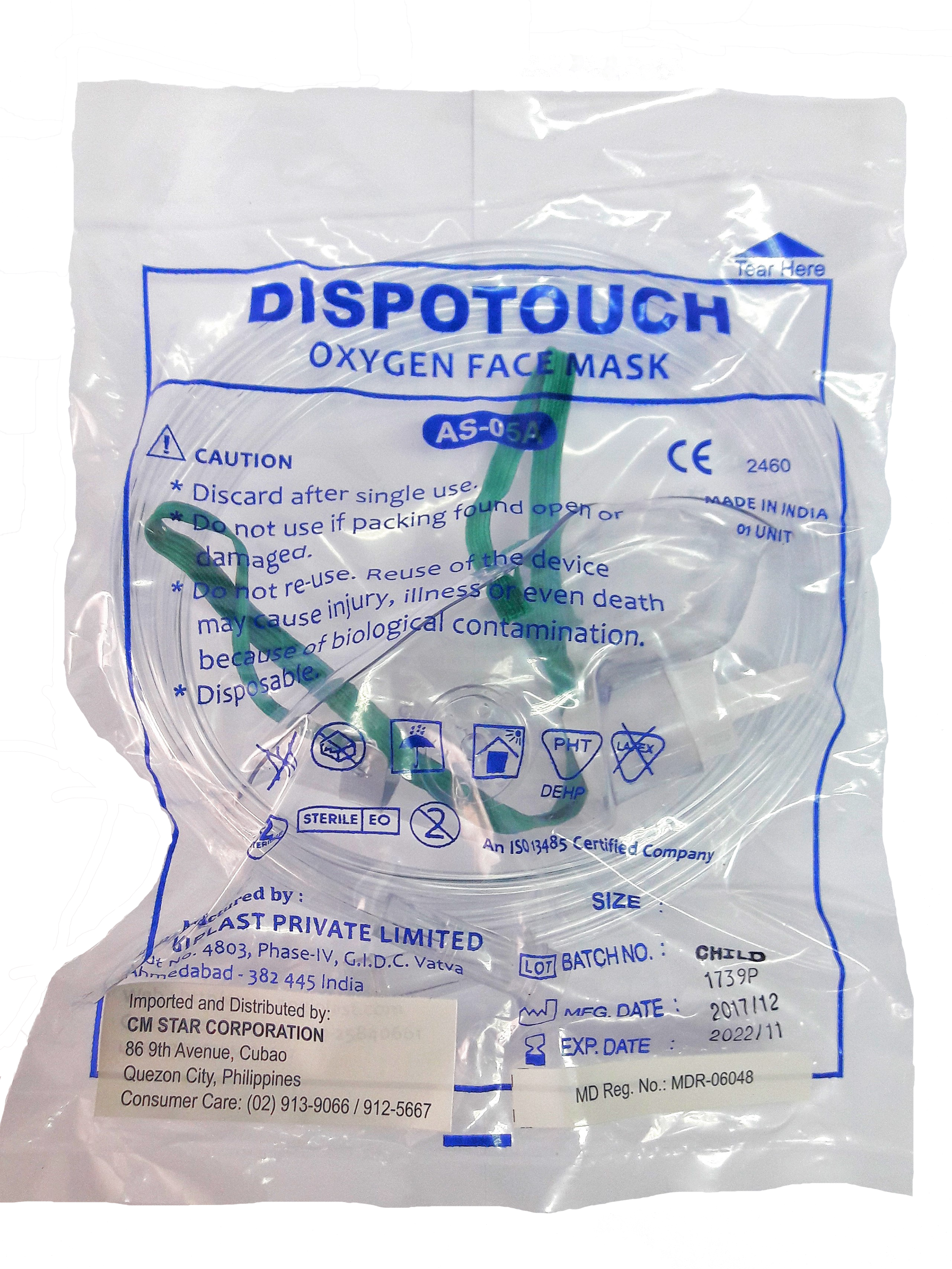 Oxygen Mask Pedia 01 - Vacuum Bag (2561x3414), Png Download
