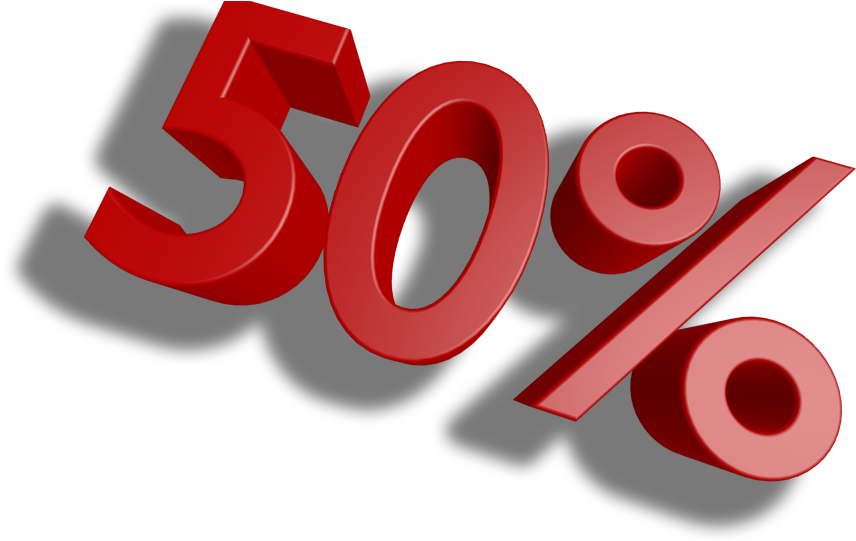 Remote Help 1/2 Off - Clip Half Price (960x540), Png Download