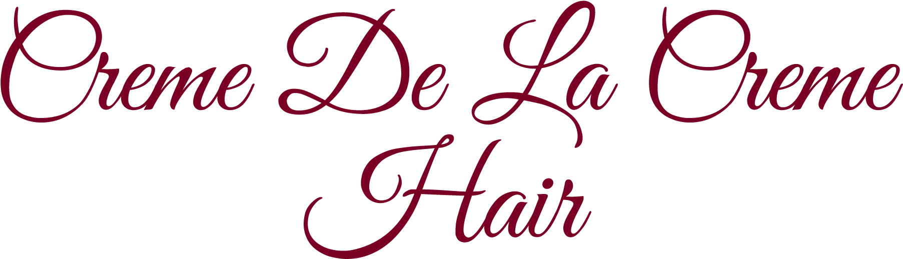 Creme De La Creme Hair - Konditorei (1838x591), Png Download