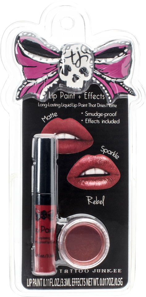 False Picture Of Rebel Mini Lip Kit - Tattoo Junkee (1000x1000), Png Download