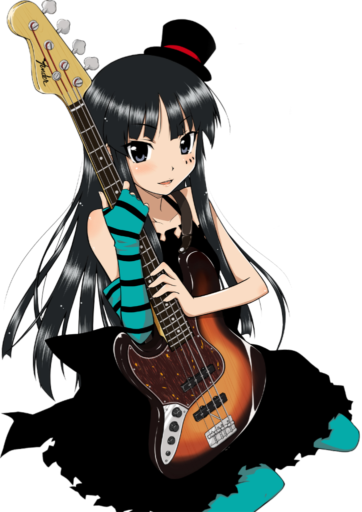 Picture Freeuse Download Drawing Guitars Anime - Cartoon (724x1023), Png Download