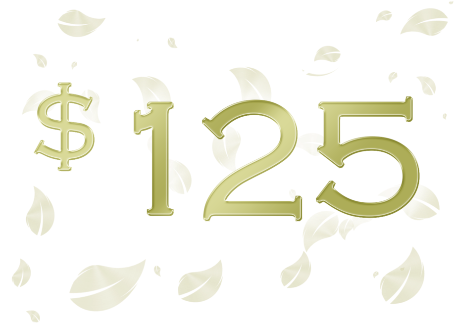 $125 E-gift Certificate - Calligraphy (1000x667), Png Download