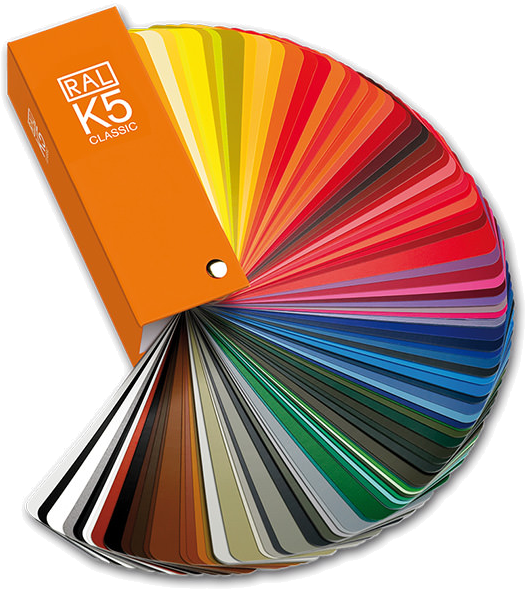 Ral K5 Color Fan Deck Semi-matt - Ral (542x600), Png Download
