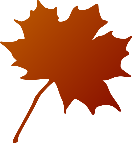Black Leaf Clipart (552x597), Png Download