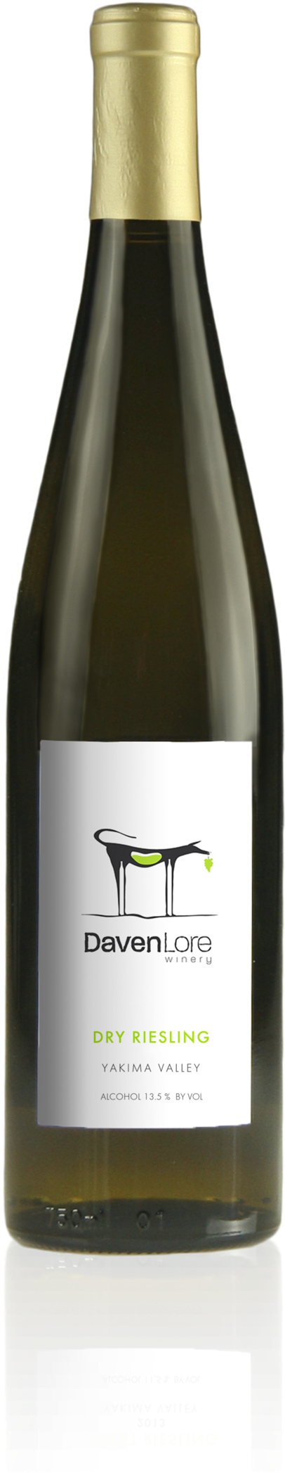 Dl Dry Riesling Mockup (1000x2189), Png Download